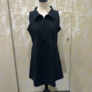 Alder Apparel adventure performance sleeveless collared dress